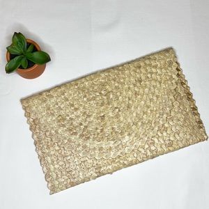 Woven Clutch with snap